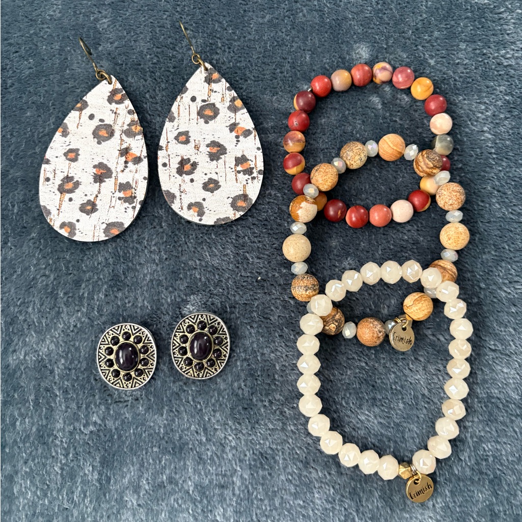 Boho Neutral Jewelry Lot